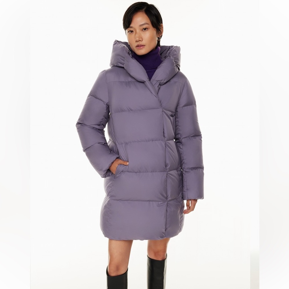 Babaton - Purple duvet puffer mid - XS - Picture 2 of 12